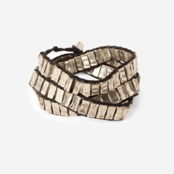 Noonday Silver Steps Wrap Bracelet - Picture 3 of 6